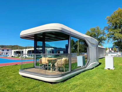 Modern Space Capsule Movable Homes Mobile Prefab House Container Tiny Prefabricated Luxury Space Capsule Houses for Hotel