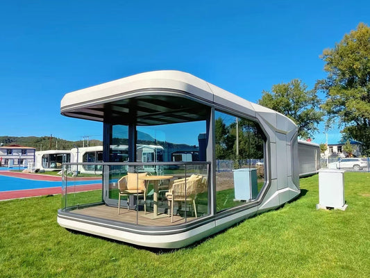 Modern Space Capsule Movable Homes Mobile Prefab House Container Tiny Prefabricated Luxury Space Capsule Houses for Hotel