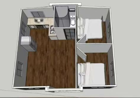 Quick installation 20 ft 40 ft Mobile Home Prefab Modular Foldable Portable Expandable Tiny House For Residence