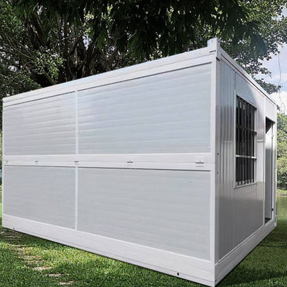Folding prefabricated office container